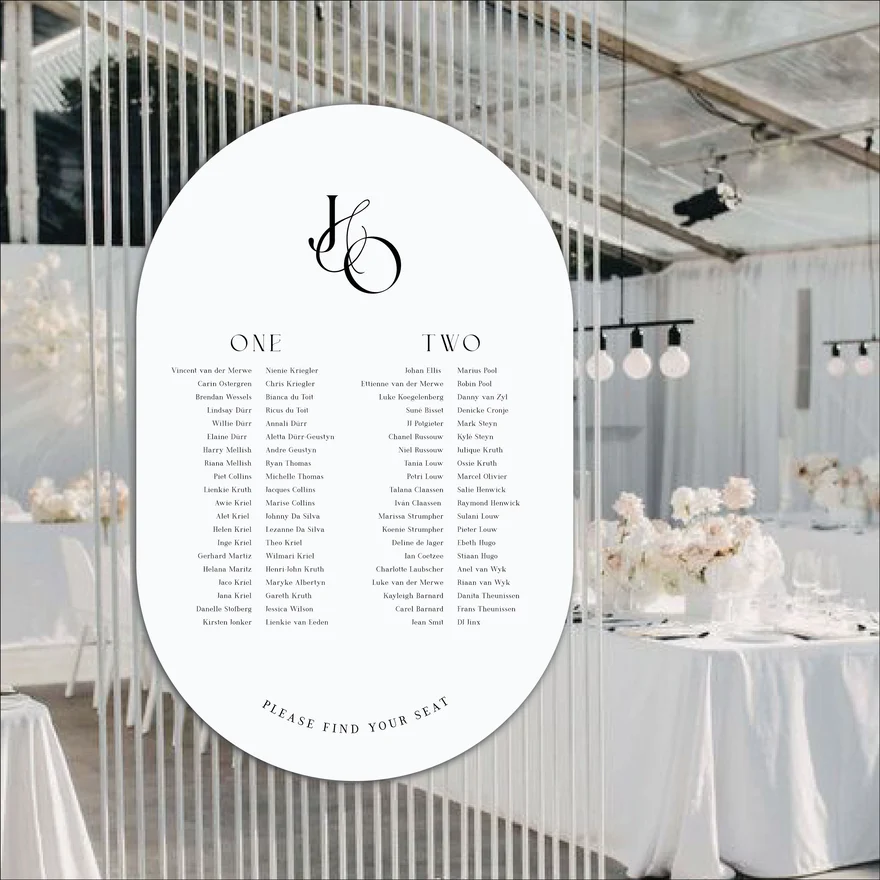 Flaneur - Products - New Seating Plan 1